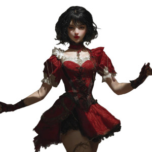 Magical Porcelain Doll Vinyl Car Decal Sticker – Waterproof & UV-Resistant 6.826666666666667"