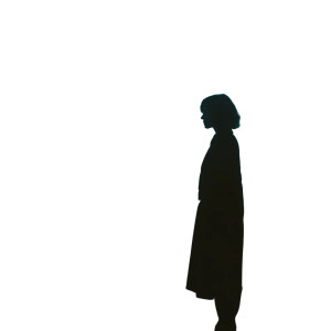 Sad Silhouette Woman Vinyl Car Decal Sticker – Waterproof & UV-Resistant 6.826666666666667"