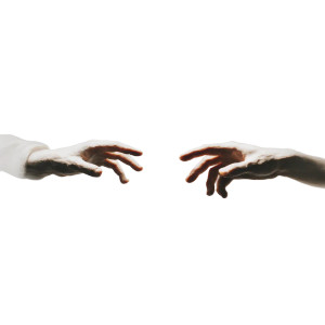 Almost Touching Hands V5 Vinyl Car Decal Sticker – Waterproof & UV-Resistant 6.826666666666667"
