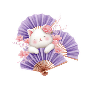 Kawaii Cat Fans Vinyl Car Decal Sticker – Waterproof & UV-Resistant 3.4133333333333336" Kawaii Cat Fans Vinyl Car Decal Sticker – Waterproof & UV-Resistant 3.4133333333333336"