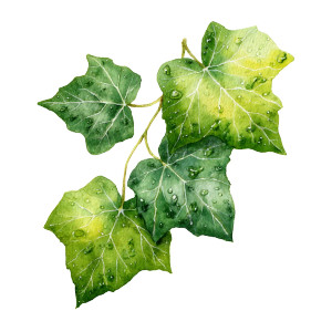Ivy Leaves Watercolor Vinyl Car Decal Sticker – Waterproof & UV-Resistant 3.4133333333333336" Ivy Leaves Watercolor Vinyl Car Decal Sticker – Waterproof & UV-Resistant 3.4133333333333336"
