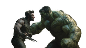 Wolverine Vs Hulk V4 Vinyl Car Decal Sticker – Waterproof & UV-Resistant 5.4