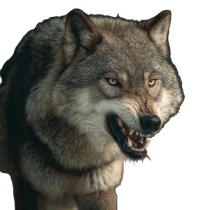 Wild Aggressive Wolf Vinyl Car Decal Sticker – Waterproof & UV-Resistant 3.4133333333333336" Wild Aggressive Wolf Vinyl Car Decal Sticker – Waterproof & UV-Resistant 3.4133333333333336"