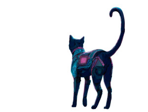 Cyberpunk Cat V15 Vinyl Car Decal Sticker – Waterproof & UV-Resistant 6.1866666666666665" Cyberpunk Cat V15 Vinyl Car Decal Sticker – Waterproof & UV-Resistant 6.1866666666666665"