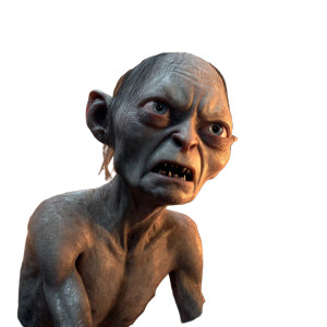 Gollum Interview Scene Vinyl Car Decal Sticker – Waterproof & UV-Resistant 3.4133333333333336"