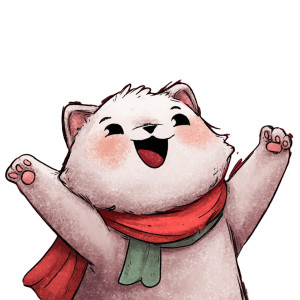 Happy Cat V15 Vinyl Car Decal Sticker – Waterproof & UV-Resistant 3.4133333333333336"