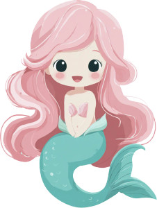 Baby Mermaid Vinyl Car Decal Sticker – Waterproof & UV-Resistant 8.213333333333333" Baby Mermaid Vinyl Car Decal Sticker – Waterproof & UV-Resistant 8.213333333333333"