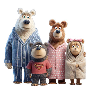 Cartoon Bear Family Vinyl Car Decal Sticker – Waterproof & UV-Resistant 3.4133333333333336" Cartoon Bear Family Vinyl Car Decal Sticker – Waterproof & UV-Resistant 3.4133333333333336"