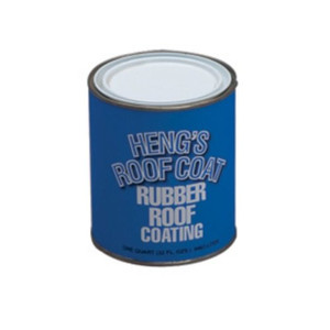 Heng's Industries White Roof Coating Quart | For Rubber Roofs, Seams, Tears, Vents, AC | UV Resistant Heng's Industries White Roof Coating Quart | For Rubber Roofs, Seams, Tears, Vents, AC | UV Resistant