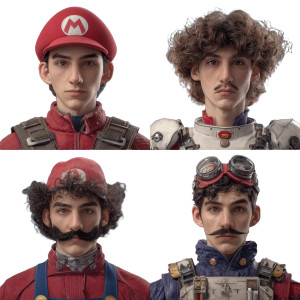 Human Super Mario Vinyl Car Decal Sticker – Waterproof & UV-Resistant 3.4133333333333336"