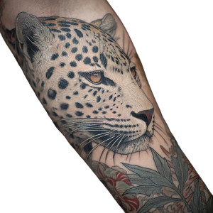 Leopard Tattoo Vinyl Car Decal Sticker – Waterproof & UV-Resistant 3.4133333333333336" Leopard Tattoo Vinyl Car Decal Sticker – Waterproof & UV-Resistant 3.4133333333333336"