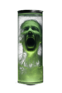 Screaming Green Ghost Vinyl Car Decal Sticker – Waterproof & UV-Resistant 4.4
