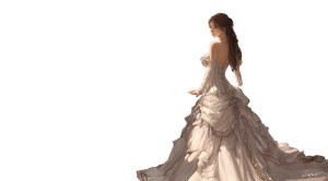 Elegant Princess Balcony Vinyl Car Decal Sticker – Waterproof & UV-Resistant 5.4