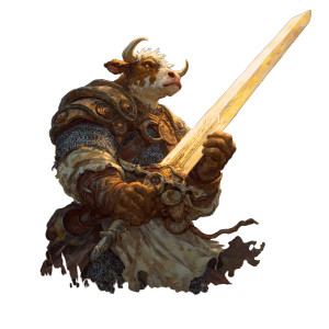 Holy Firbolg Warrior Vinyl Car Decal Sticker – Waterproof & UV-Resistant 3.4133333333333336"