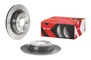 Enhance Your Range Rover Evoque Brake System with Brembo Xtra Cross Drilled Rotor | 302mm Diameter Enhance Your Range Rover Evoque Brake System with Brembo Xtra Cross Drilled Rotor | 302mm Diameter