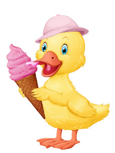 Happy Duck Eating Vinyl Car Decal Sticker – Waterproof & UV-Resistant 8.213333333333333" Happy Duck Eating Vinyl Car Decal Sticker – Waterproof & UV-Resistant 8.213333333333333"