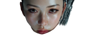 Futuristic Asian Female V2 Vinyl Car Decal Sticker – Waterproof & UV-Resistant 2.