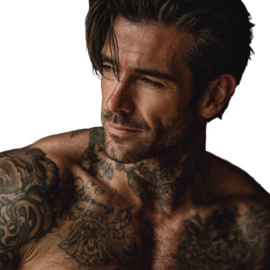 Handsome Tattooed Man V3 Vinyl Car Decal Sticker – Waterproof & UV-Resistant 3.4133333333333336" Handsome Tattooed Man V3 Vinyl Car Decal Sticker – Waterproof & UV-Resistant 3.4133333333333336"