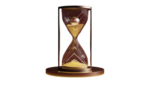 Modern Golden Hourglass Vinyl Car Decal Sticker – Waterproof & UV-Resistant 5.4