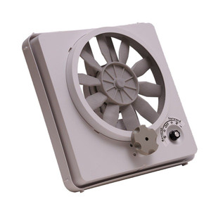 Upgrade Your 12V Fan! Vortex II White Fan Kit | Ventline/ Jensen and Elixir Compatible | 3 Forward Speeds, 2 Reverse Airflow | Easy Install