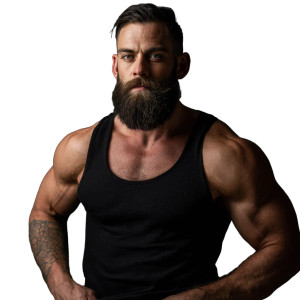 Confident Bodybuilder V2 Vinyl Car Decal Sticker – Waterproof & UV-Resistant 6.826666666666667"