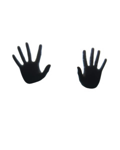 Frosted Door Hands Vinyl Car Decal Sticker – Waterproof & UV-Resistant 4.0"
