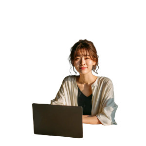 Confident Japanese Woman V9 Vinyl Car Decal Sticker – Waterproof & UV-Resistant 6.826666666666667"