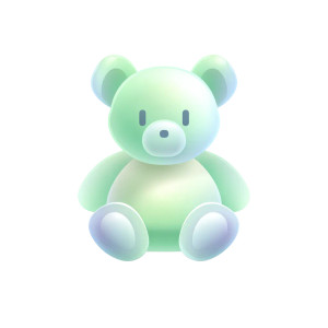 Futuristic Plush Icon Vinyl Car Decal Sticker – Waterproof & UV-Resistant 3.4133333333333336"