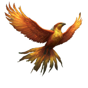 Feywild Phoenix Vinyl Car Decal Sticker – Waterproof & UV-Resistant 3.4133333333333336"