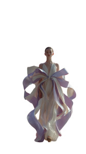 Fantasy Kimono Model Vinyl Car Decal Sticker – Waterproof & UV-Resistant 9.706666666666667"