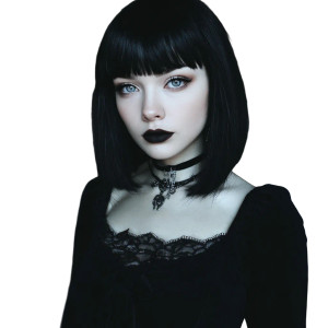 Gothic Alternative Portrait Vinyl Car Decal Sticker – Waterproof & UV-Resistant 3.4133333333333336"