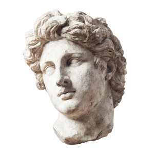 God Apollo Headshot Vinyl Car Decal Sticker – Waterproof & UV-Resistant 3.4133333333333336"