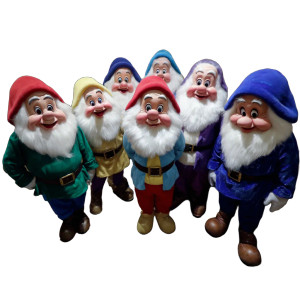 Seven Dwarves Vinyl Car Decal Sticker – Waterproof & UV-Resistant 6.826666666666667"