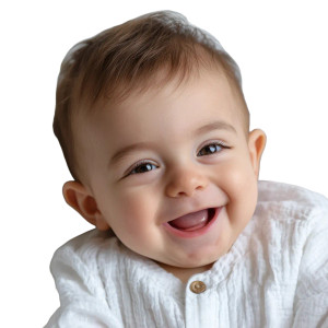 Happy Laughing Baby Vinyl Car Decal Sticker – Waterproof & UV-Resistant 3.4133333333333336" Happy Laughing Baby Vinyl Car Decal Sticker – Waterproof & UV-Resistant 3.4133333333333336"