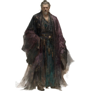 Ancient Chinese Landlord Vinyl Car Decal Sticker – Waterproof & UV-Resistant 3.4133333333333336"