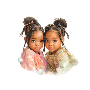Cute Black Baby Girls Vinyl Car Decal Sticker – Waterproof & UV-Resistant 3.4133333333333336" Cute Black Baby Girls Vinyl Car Decal Sticker – Waterproof & UV-Resistant 3.4133333333333336"