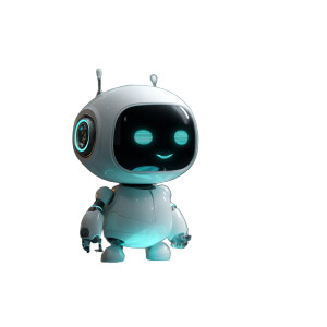 Holographic Ai Robot Vinyl Car Decal Sticker – Waterproof & UV-Resistant 3.4133333333333336"