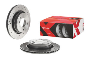 Enhance Sports Look with Brembo Xtra Vented Cross Drilled Brake Rotor | Various Fitment 1999-2006 | BMW 328i, 325Ci, 323Ci, 323i, 325i, 328Ci Enhance Sports Look with Brembo Xtra Vented Cross Drilled Brake Rotor | Various Fitment 1999-2006 | BMW 328i, 325Ci, 323Ci, 323i, 325i, 328Ci