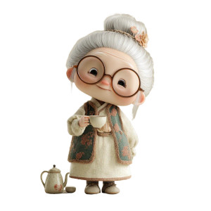 Cute Chinese Grandma V2 Vinyl Car Decal Sticker – Waterproof & UV-Resistant 3.4133333333333336" Cute Chinese Grandma V2 Vinyl Car Decal Sticker – Waterproof & UV-Resistant 3.4133333333333336"