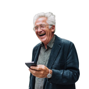 Laughing Elderly Man V2 Vinyl Car Decal Sticker – Waterproof & UV-Resistant 6.826666666666667" Laughing Elderly Man V2 Vinyl Car Decal Sticker – Waterproof & UV-Resistant 6.826666666666667"