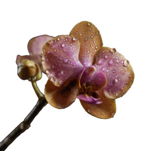 Orchid In Nature Vinyl Car Decal Sticker – Waterproof & UV-Resistant 3.4133333333333336"