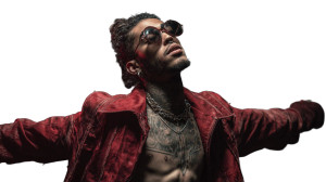 Stylish Vogue Dancer Vinyl Car Decal Sticker – Waterproof & UV-Resistant 2.72"