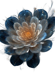 Cosmic Blooming Flower Vinyl Car Decal Sticker – Waterproof & UV-Resistant 8.213333333333333"