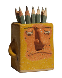 Smug Pencil Holder Vinyl Car Decal Sticker – Waterproof & UV-Resistant 4.0"