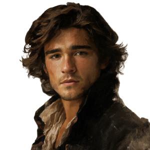 Pirate Heir Portrait Vinyl Car Decal Sticker – Waterproof & UV-Resistant 3.4133333333333336"
