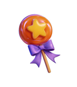 Candy Game Icon Vinyl Car Decal Sticker – Waterproof & UV-Resistant 3.8