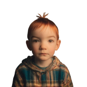 Young Boy Portrait V30 Vinyl Car Decal Sticker – Waterproof & UV-Resistant 6.826666666666667"