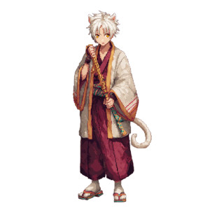 Nekomata Sprite Vinyl Car Decal Sticker – Waterproof & UV-Resistant 3.4133333333333336"