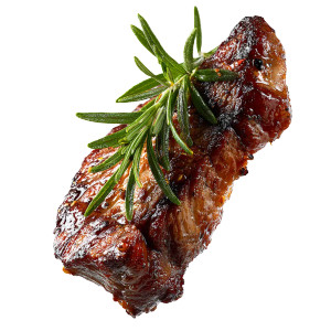 Grilled Beef Steak Vinyl Car Decal Sticker – Waterproof & UV-Resistant 6.826666666666667"