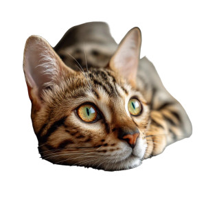 Cat On Sofa V5 Vinyl Car Decal Sticker – Waterproof & UV-Resistant 6.826666666666667"